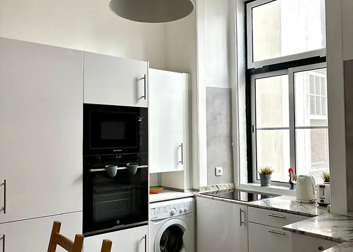 Apartment Sj2d Spacious & Cosy With Ac! Near To Augusta Arch In Baixa-chiado, Lis Downtown! *