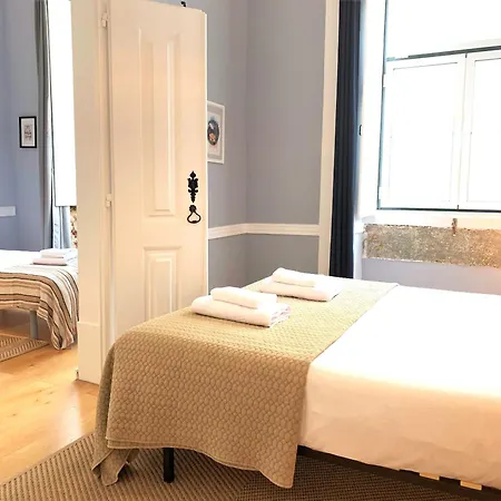 Sj2d Spacious & Cosy With Ac! Near To Augusta Arch In Baixa-chiado, Lis Downtown! 아파트