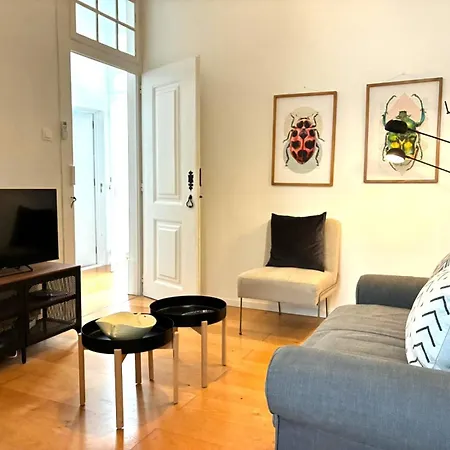 Sj2d Spacious & Cosy With Ac! Near To Augusta Arch In Baixa-chiado, Lis Downtown!