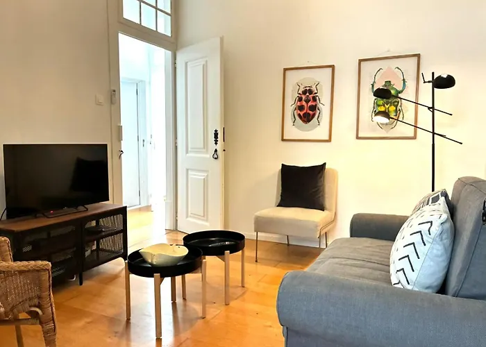 Sj2d Spacious & Cosy With Ac! Near To Augusta Arch In Baixa-chiado, Lis Downtown!