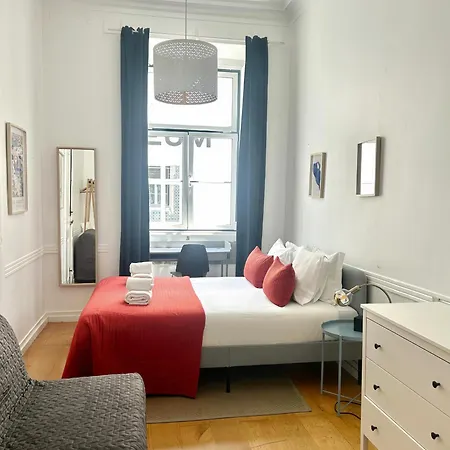 Lejlighed Sj2d Spacious & Cosy With Ac! Near To Augusta Arch In Baixa-chiado, Lis Downtown!